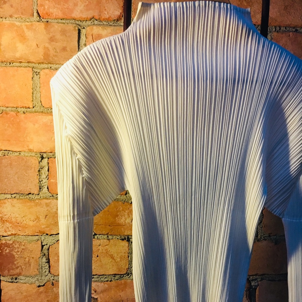 Issey Miyake PLEATS PLEASE White Top